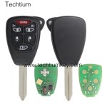 433Mhz 7961 chip FCCID-M3N5WY72XX (2004-2007) compatible with OHT692427AA (2006-2010) 5+1 button remote key for Chrylser